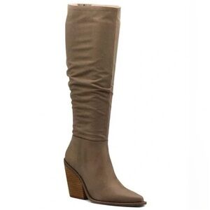 Charles By Charles David Wire Womens Dark Taupe Knee High Boot
